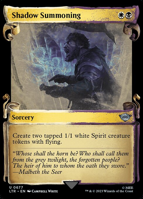 LTR: Shadow Summoning (Showcase Scrolls)