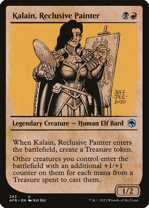 AFR: Kalain, Reclusive Painter (Showcase) (Foil)