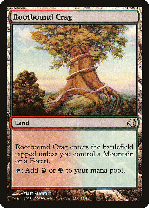 H09: Rootbound Crag (Foil)