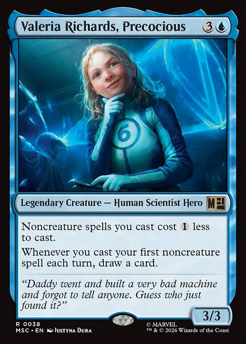 MSC: Valeria Richards, Precocious