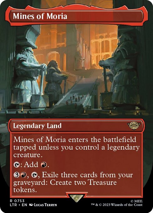 LTR: Mines of Moria (Borderless) (Surge Foil)