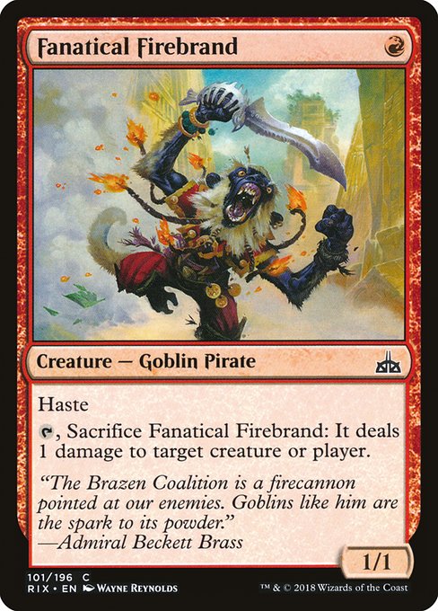 RIX: Fanatical Firebrand (Foil)