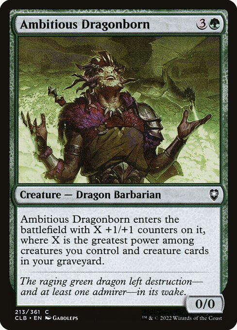 CLB: Ambitious Dragonborn (Foil)