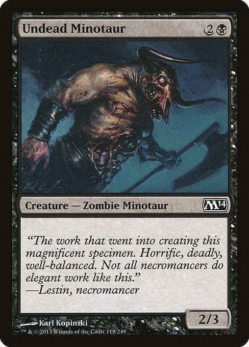 M14: Undead Minotaur (Foil)