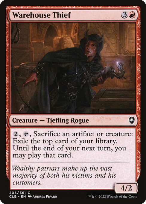 CLB: Warehouse Thief (Foil)