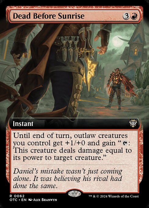 OTC: Dead Before Sunrise (Extended Art)