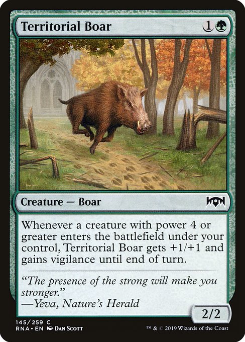 RNA: Territorial Boar (Foil)