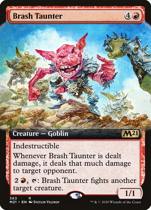 M21: Brash Taunter (Extended Art) (Foil)
