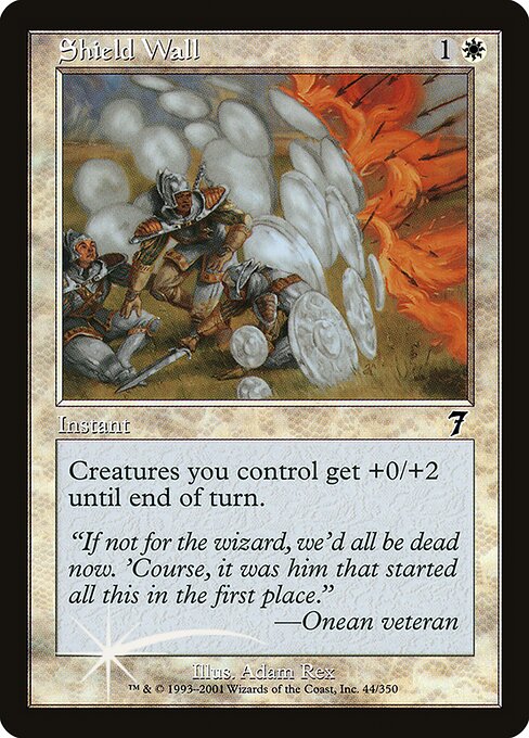 7ED: Shield Wall (Foil)