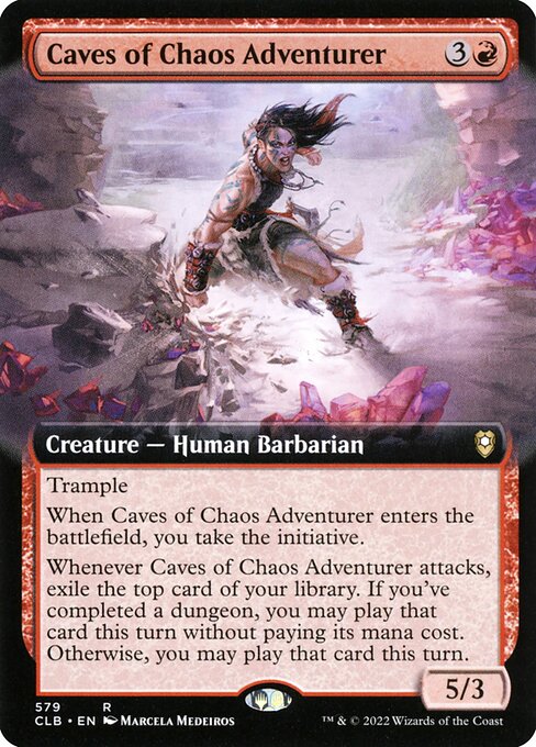 CLB: Caves of Chaos Adventurer (Extended Art) (Foil)