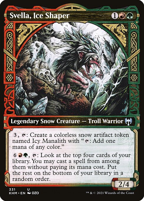 KHM: Svella, Ice Shaper (Showcase) (Foil)