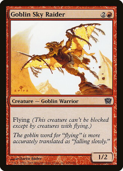 9ED: Goblin Sky Raider (Foil)