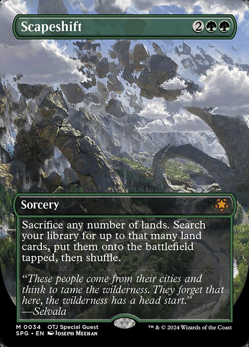 SPG: Scapeshift (Borderless) (Foil)