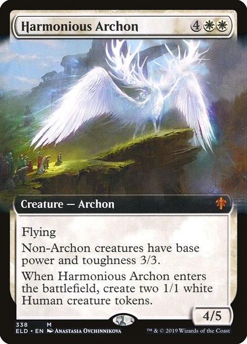 ELD: Harmonious Archon (Extended Art) (Foil)