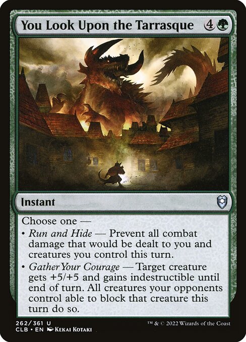 CLB: You Look Upon the Tarrasque (Foil)