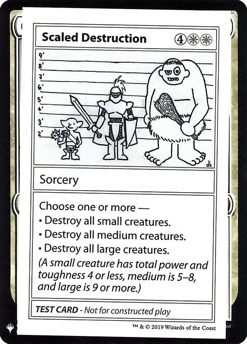 CMB1: Scaled Destruction