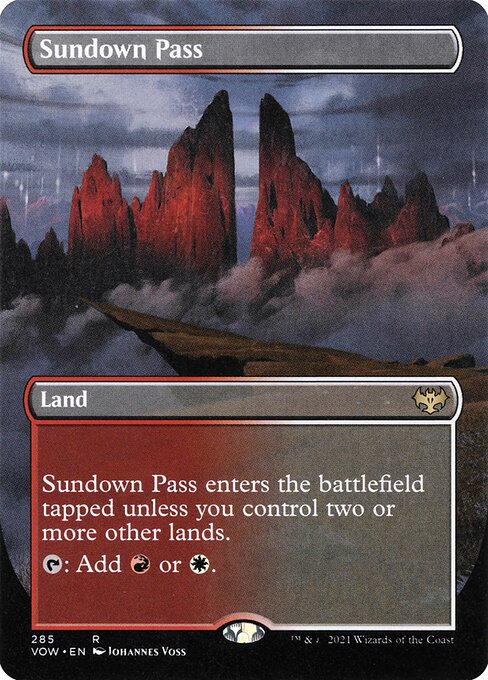 VOW: Sundown Pass (Borderless) (Foil)