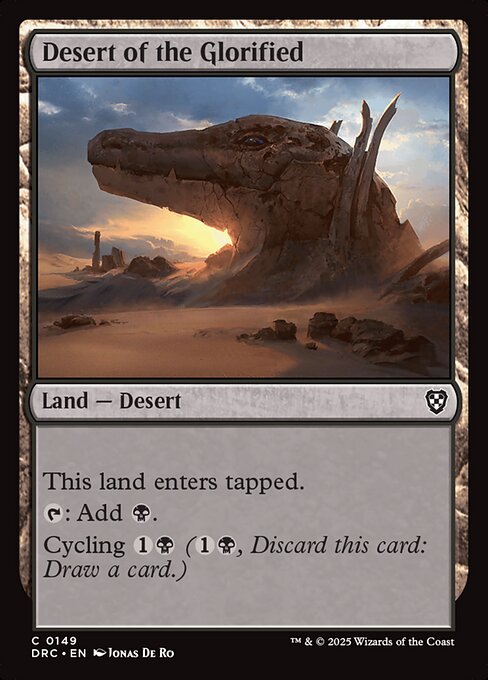 DRC: Desert of the Glorified