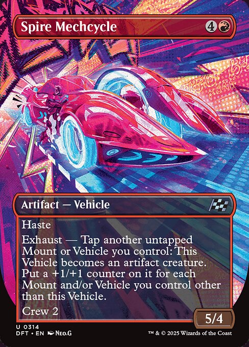 DFT: Spire Mechcycle (Borderless) (Foil)