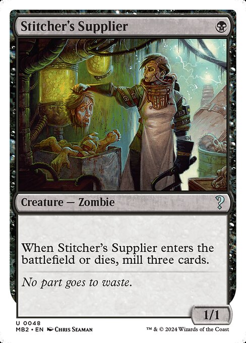 MB2: Stitcher's Supplier (White Border)