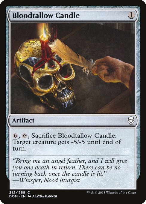 DOM: Bloodtallow Candle (Foil)