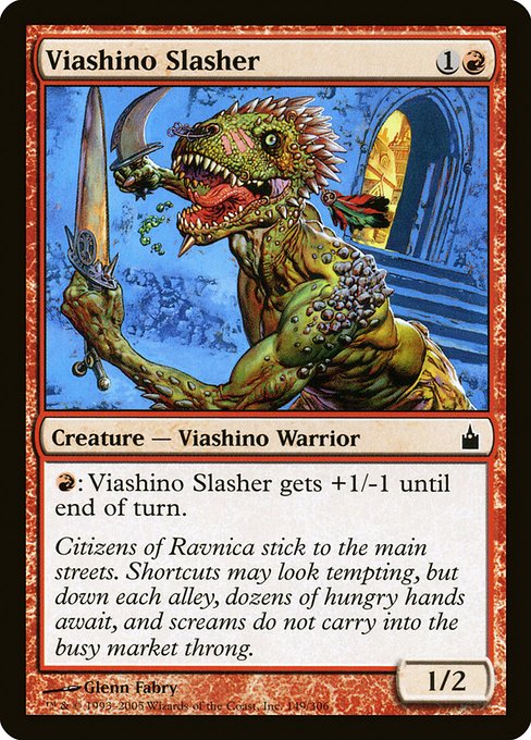 RAV: Viashino Slasher (Foil)