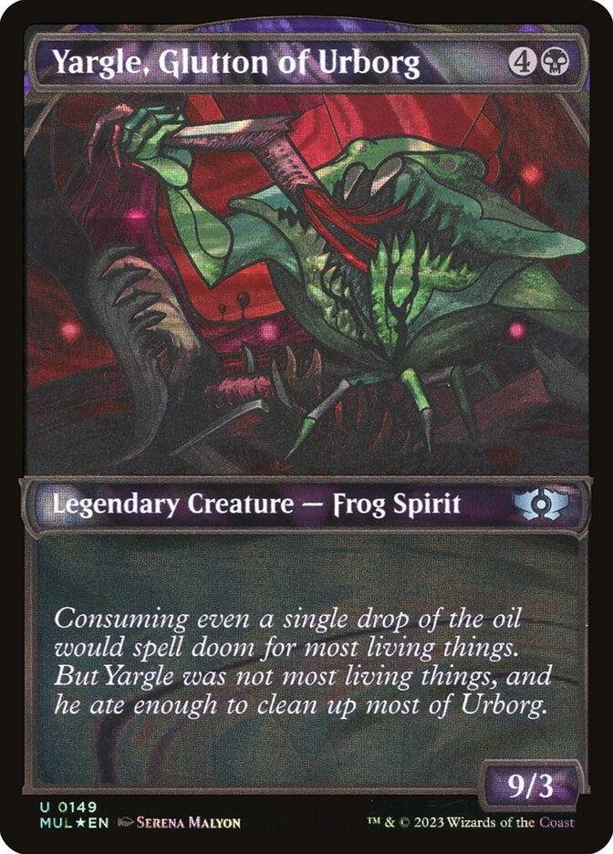 Yargle, Glutton of Urborg (Halo Foil) [Foil] :: MUL