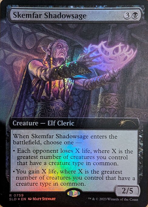 SLD: Skemfar Shadowsage (Extended Art) (Foil)