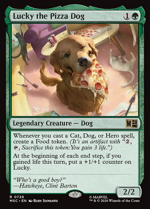 MSC: Lucky the Pizza Dog (Foil)