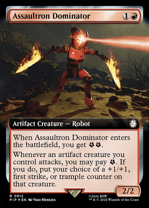 PIP: Assaultron Dominator (Extended Art) (Surge Foil)