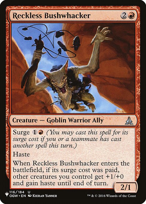 PLST: Reckless Bushwhacker