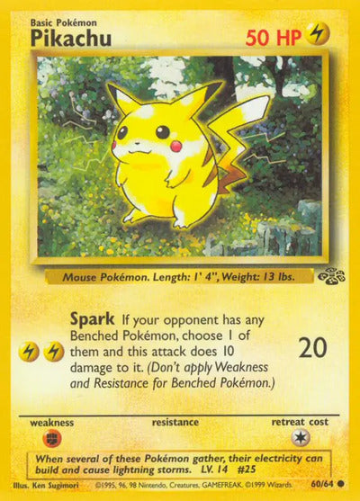 Pikachu 60/64 Unlimited Jungle
