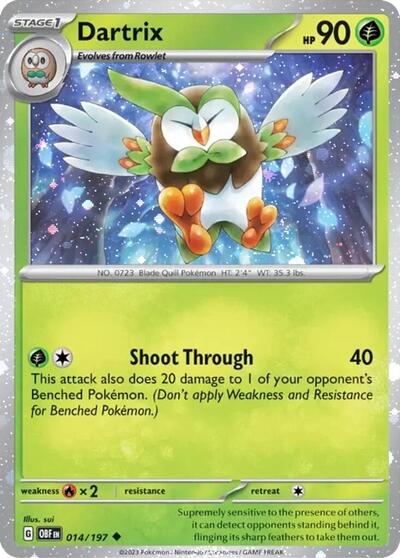 MCAP: Dartrix - 014/197 (Cosmos Holo) (Holofoil)