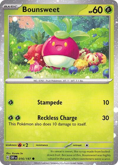 MCAP: Bounsweet - 016/197 (Cosmos Holo) (Holofoil)