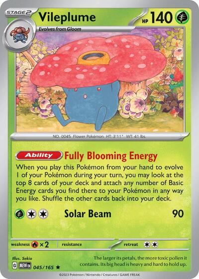 PR: Vileplume - 045/165