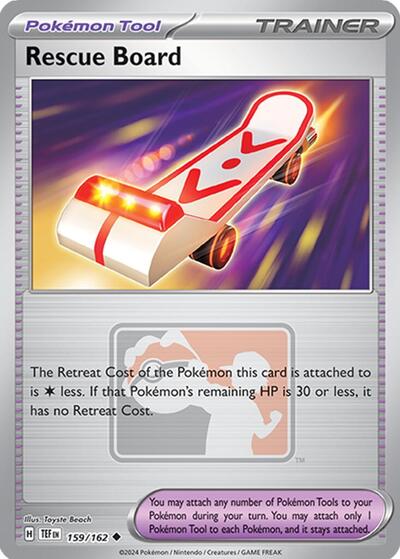 PR: Rescue Board - 159/162 (League Promo) (Reverse Holofoil)