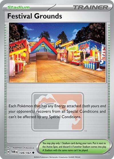 PR: Festival Grounds - 149/167 (League Promo) (Reverse Holofoil)