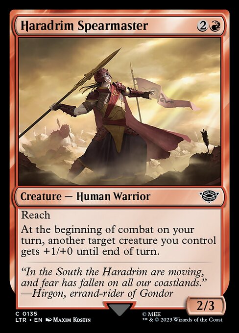LTR: Haradrim Spearmaster