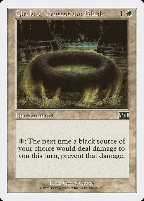 6ED: Circle of Protection: Black