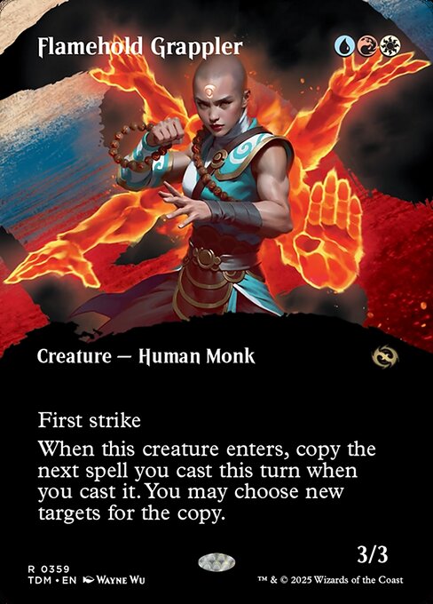TDM: Flamehold Grappler (Borderless) (Foil)