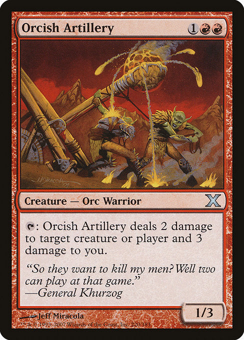 10E: Orcish Artillery (Foil)