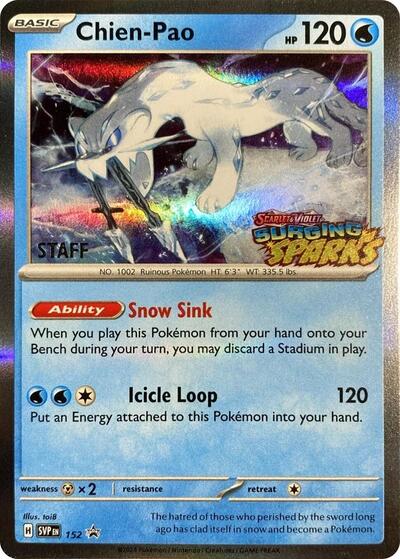 SVP: Chien-Pao - 152 (Staff) (Holofoil)