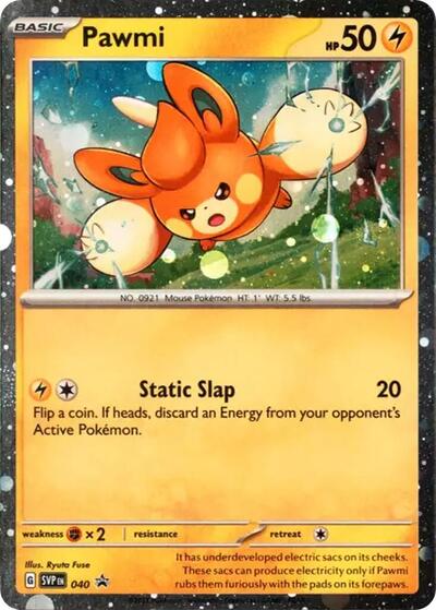 SVP: Pawmi - 040 (Cosmos Holo) (Holofoil)
