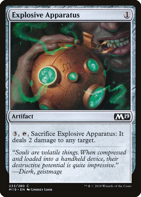 M19: Explosive Apparatus