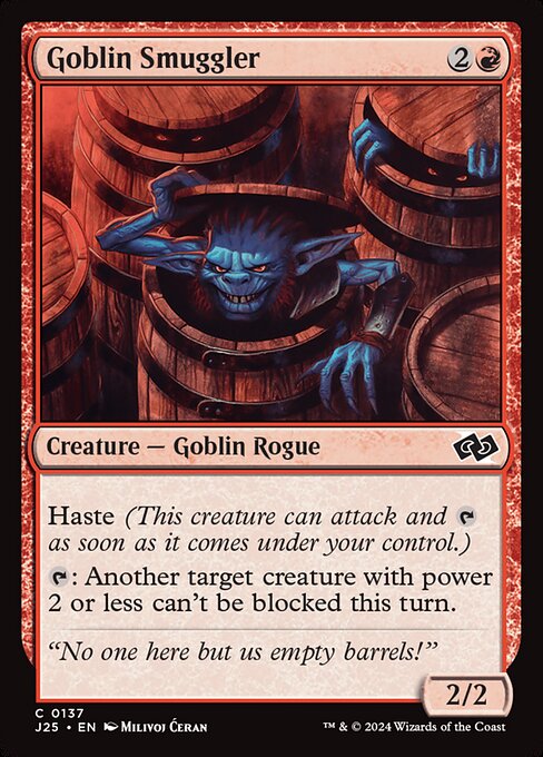 J25: Goblin Smuggler