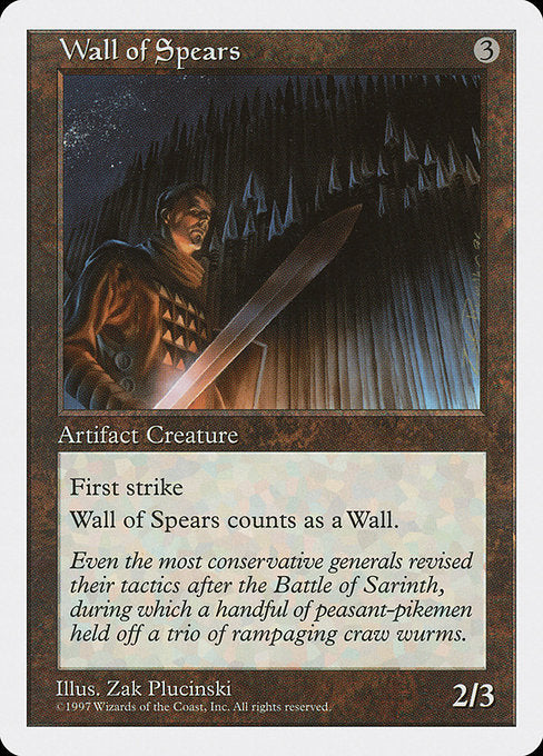 5ED: Wall of Spears