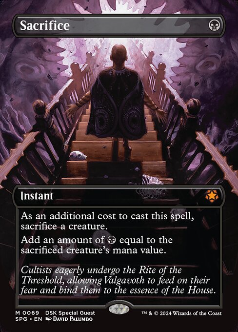 SPG: Sacrifice (Borderless) (Foil)
