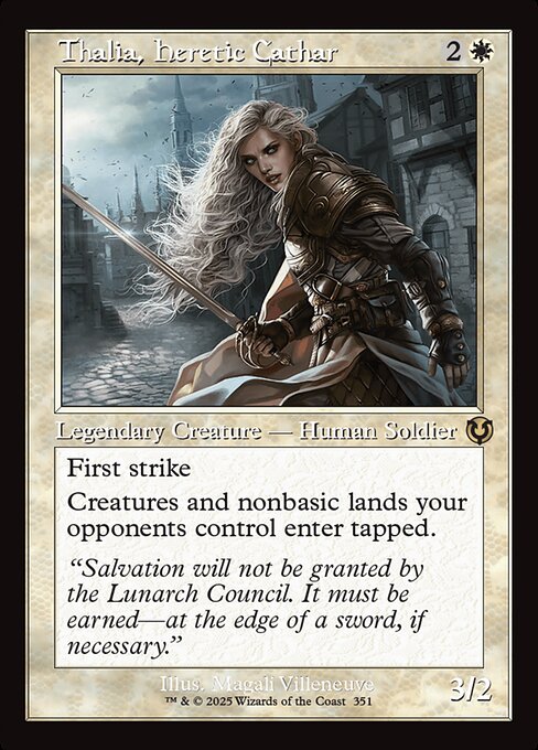 INR: Thalia, Heretic Cathar (Retro Frame) (Foil)
