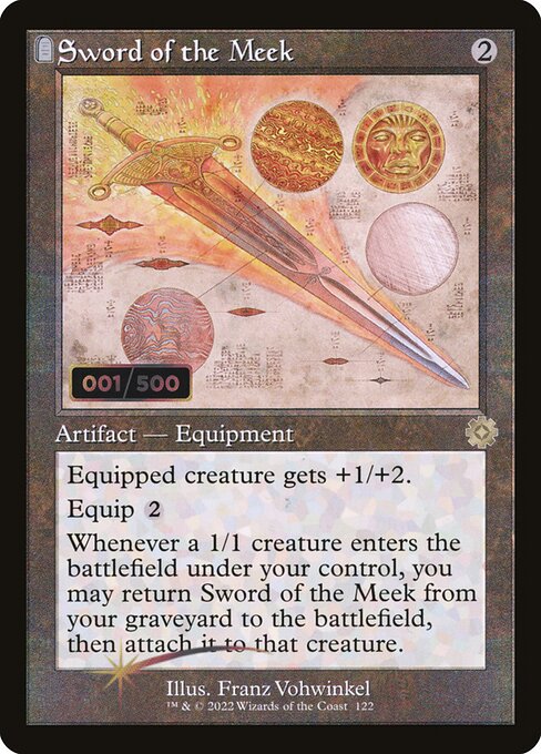 BRR: Sword of the Meek (Schematic) (Serial Numbered) (Foil)