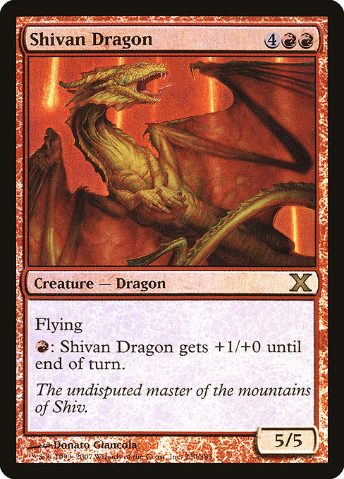 10E: Shivan Dragon (Foil)